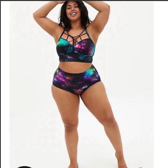torrid Other - NWT torrid set caged galaxy bikini swimsuit